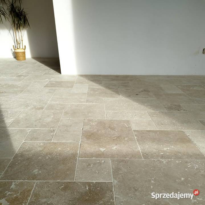 Płytki Trawertyn Classic Light bębnowany komplet Gdynia