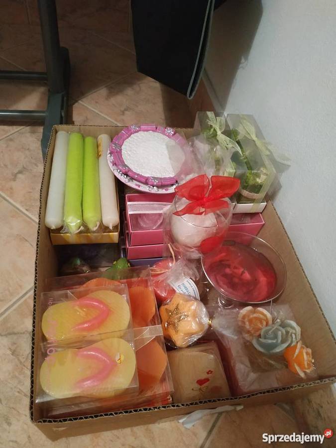 Kolekcja świec świeczek różne rodzaje mazowieckie