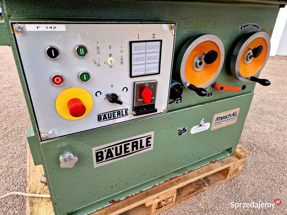 Frezarka dolnowrzecionowa BAUERLE uchylne Kalwaria Zebrzydowska