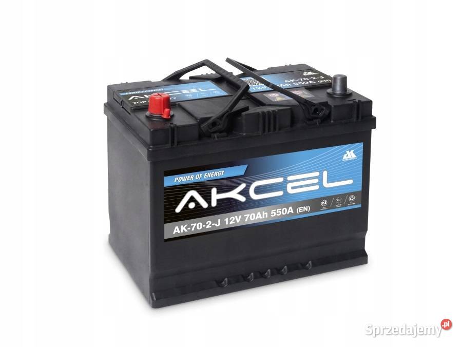 Akumulator 70AH 550A L AKCEL Varta dolnośląskie Jelcz-Laskowice