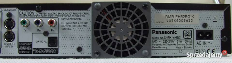 Nagrywarka DVD z dyskiem HDD Panasonic DMREH52 Panasonic Warszawa sprzedam
