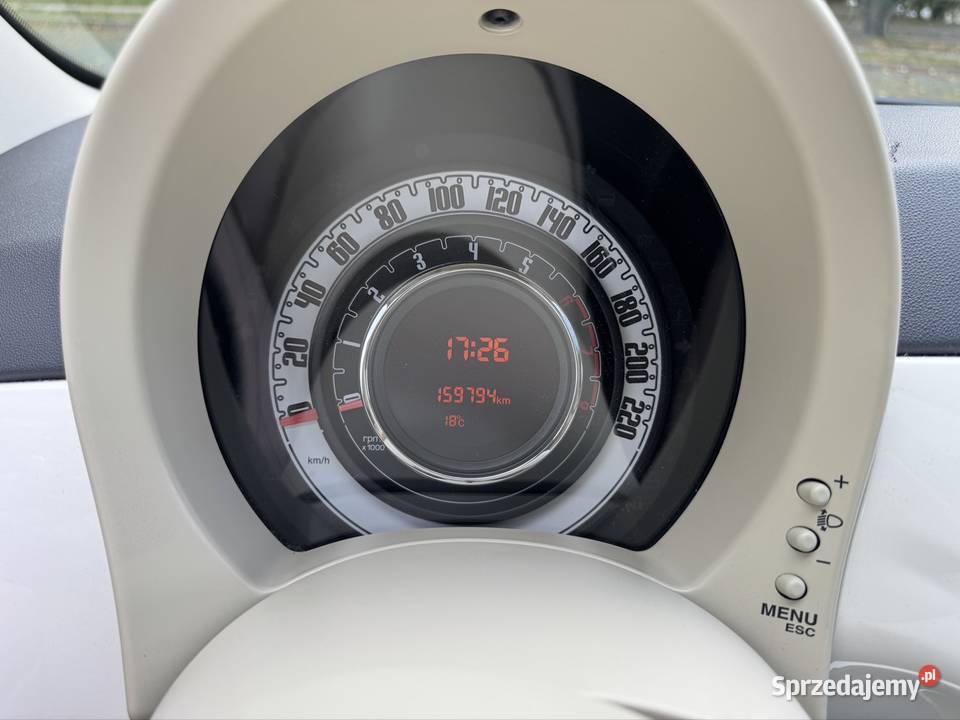 Fiat 500 Lounge panoramiczny dach CarPlay 1242cm3 Świętochłowice sprzedam
