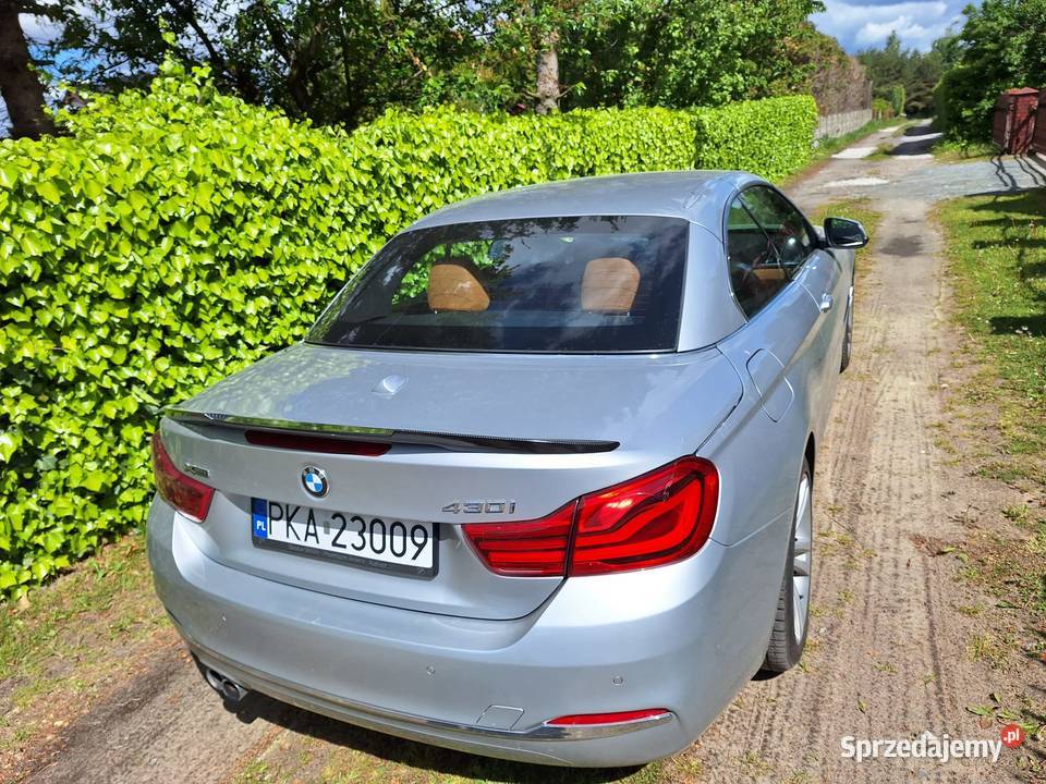 BMW Seria 4 430i Cabrio xDrive 20 benz 252 2018r Godziesze Małe sprzedam