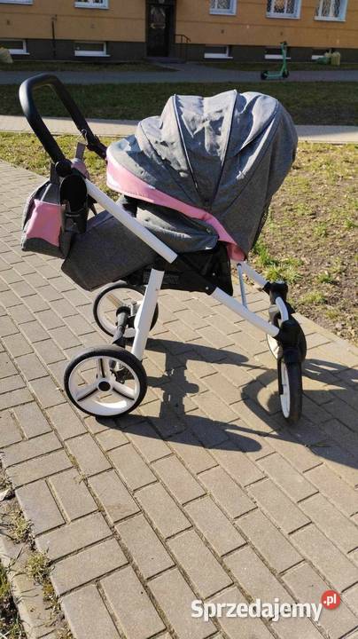 Wózek dziecka 3w1 szary/srebrny Łódź