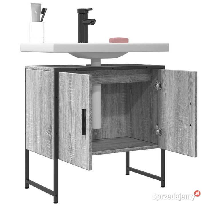 Szafka pod umywalkę szary dąb sonoma 60x33x60 mazowieckie Warszawa