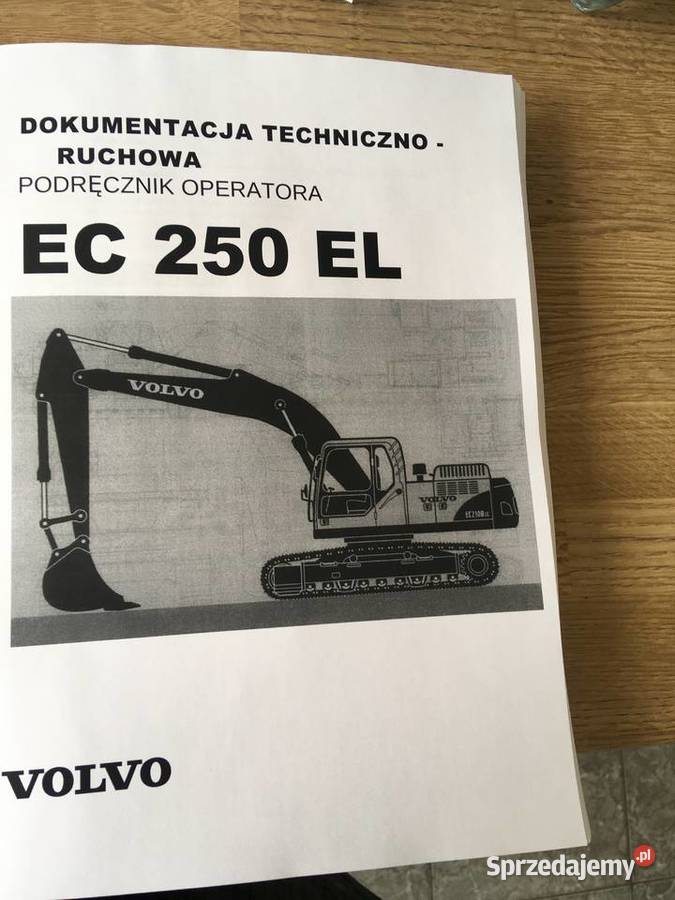 dtr instrukcja obsługi koparka volvo EC250EL i Pozostałe zachodniopomorskie Szczecin