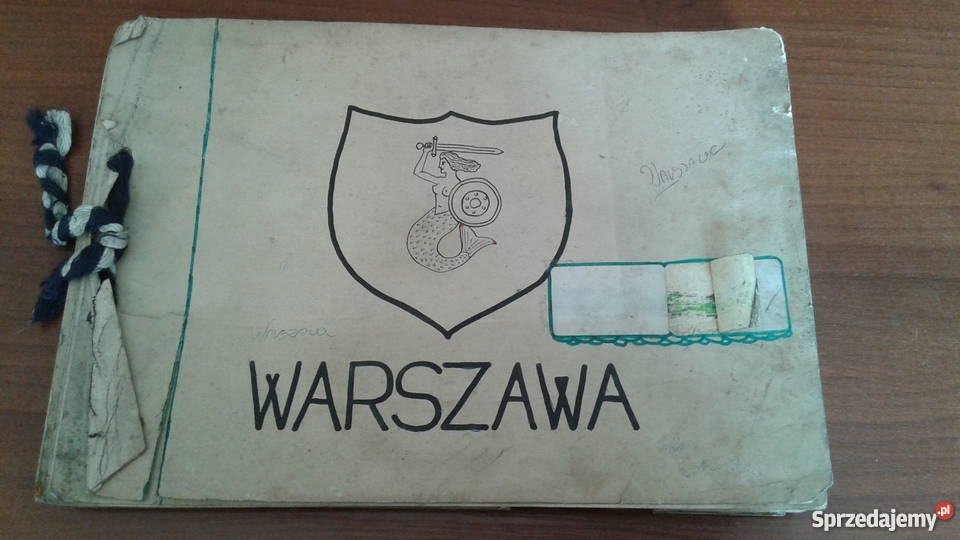 Starocie stary album o Warszawie pamiątka PRLu zachodniopomorskie Koszalin