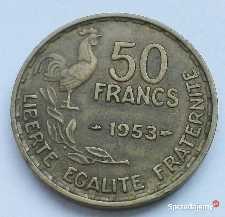 FRANCJA50 FRANCS1953 rKOGUT Legionowo sprzedam