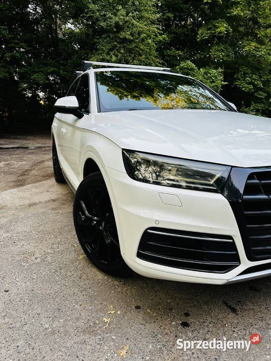 Audi Q5 FY 2019r brązowa skóra Android Auto nieuszkodzony Wrocław