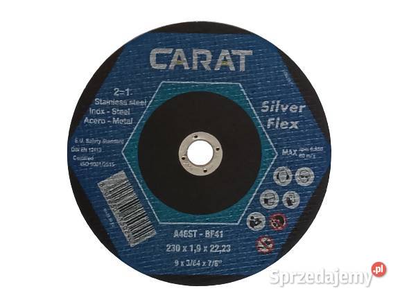 Tarcza do cięcia metalu CARAT 230 x 1,9 x 22,23