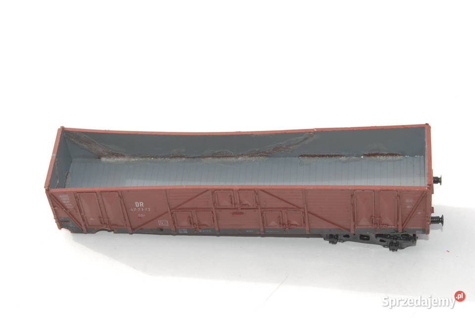 Stara zabawka PIKO wagon towarowy węglarka 4 Malarstwo Cieszyn