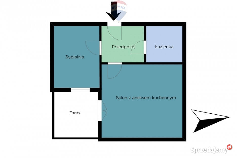 2 pokoje remoncie Park i garaż Centrum Łódź