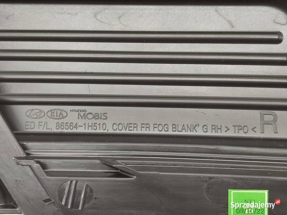 KRATKA ZDERZAKA PRAWY PRZÓD KIA CEED I LIFT 0912 Części samochodowe