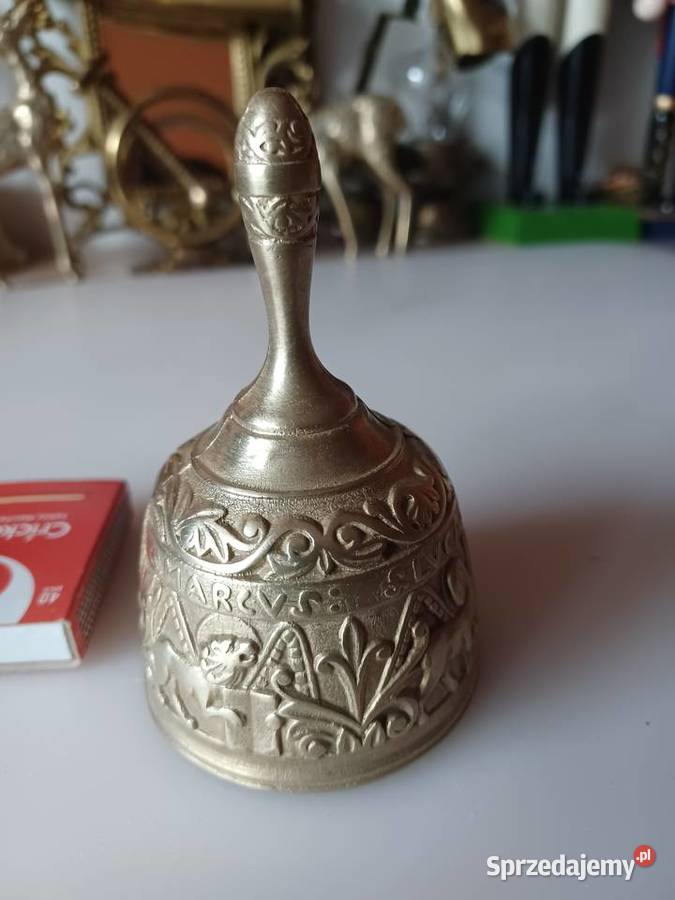 Piękny dzwonek mosiężny Poznań