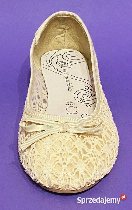 Przewiewne beżowe damskie baleriny rozmiar 38 mazowieckie Żyrardów sprzedam