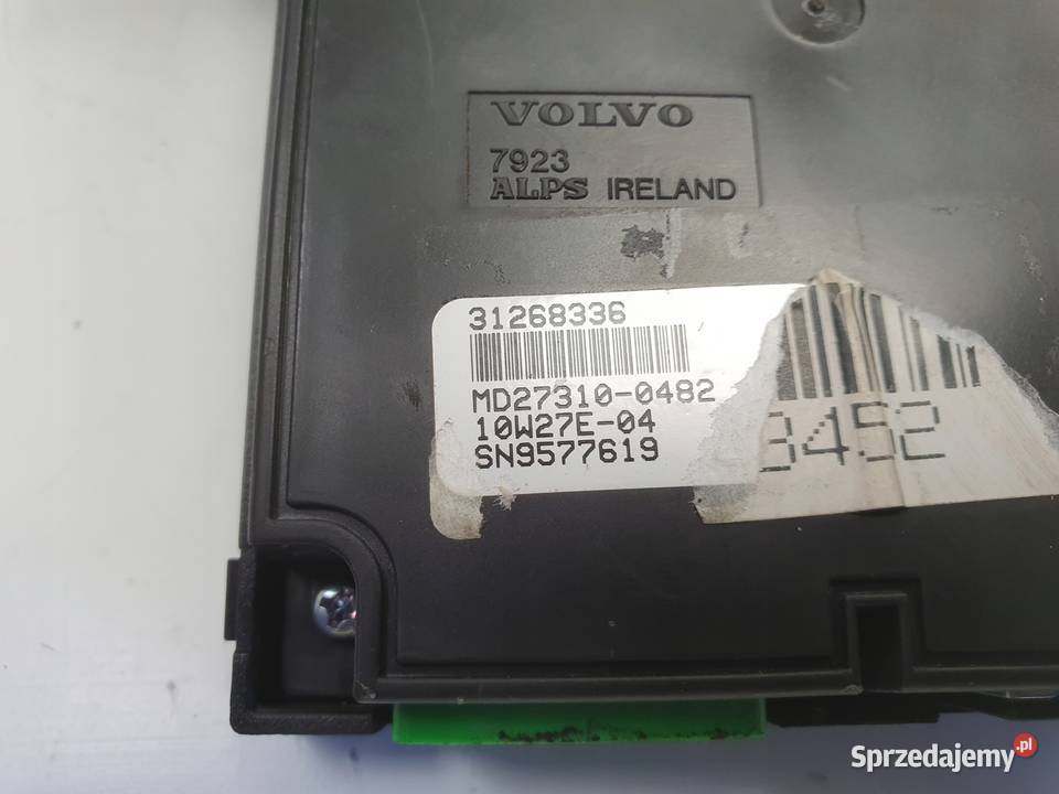 Volvo S80 II V70 III WYŚWIETLACZ RADIA Ekran Janów