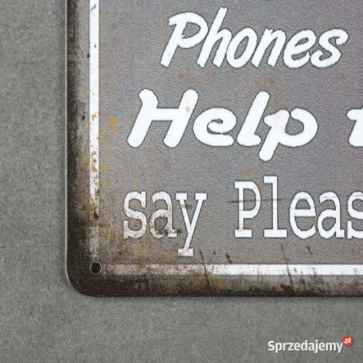 Tabliczka dekoracyjna metalowa KITCHEN RULES inny kolor Chmielnik