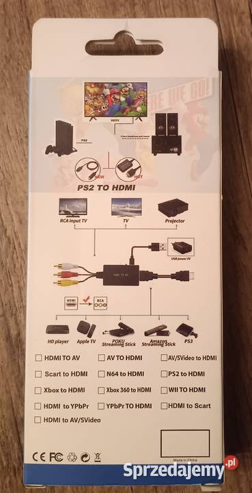 Konwerter Scart na HDTV Konwerter Scart na HDTV Zbylitowska Góra sprzedam