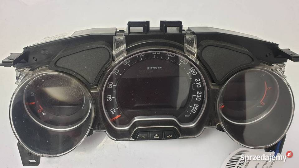 LICZNIK ZEGAR CITROEN C5 III 9666324580 Pozostałe Lipno