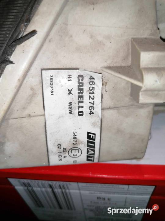 Lampa prawy przód fiat seicento prawe sprzedam