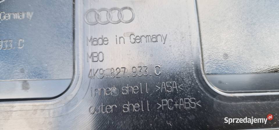 AUDI A6 C8 4K SPOILER KLAPY LOTKA 4K9827933 Bieleń