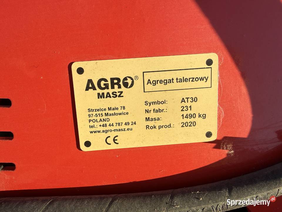 Agregat talerzowy AT30 Praszka