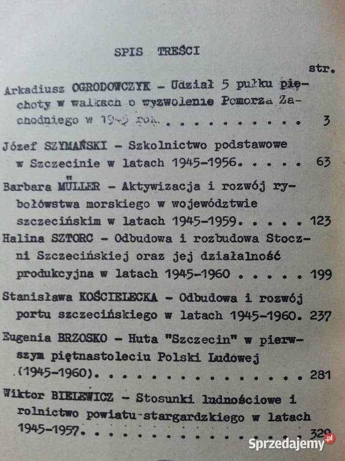 3040 Ze Studiów Najnowszymi Dziejami Pomorza Szczecin