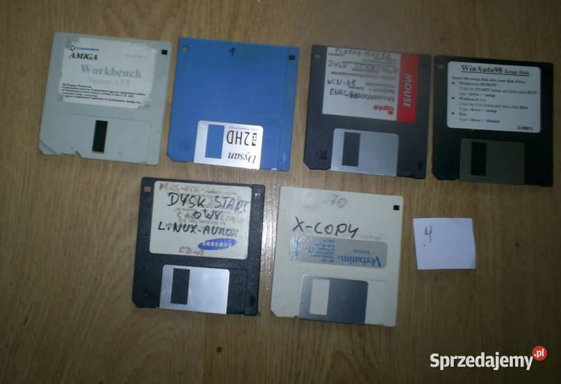 dyskietki 35 cala 6 sztuk do amiga pc