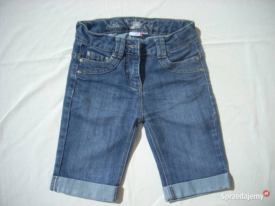 Spodnie Spodenki Jeansy Dziewczynki 140 Nowy Sącz