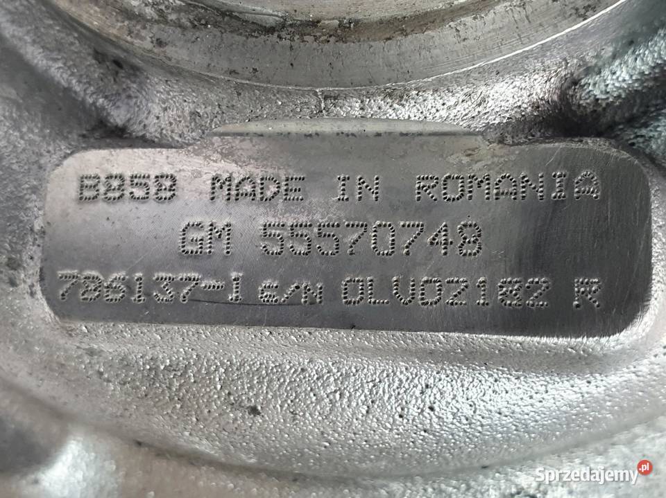TURBOSPRĘŻARKA Opel Insignia 20 CDTI Turbo GM Chełm sprzedam