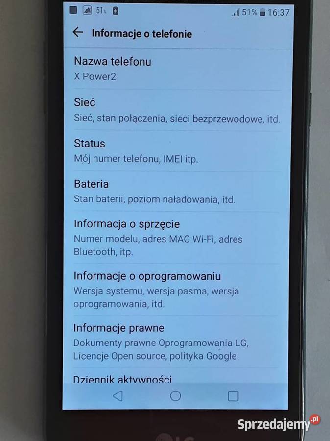 TELEFON LG X POWER 2 Szczecinek sprzedam