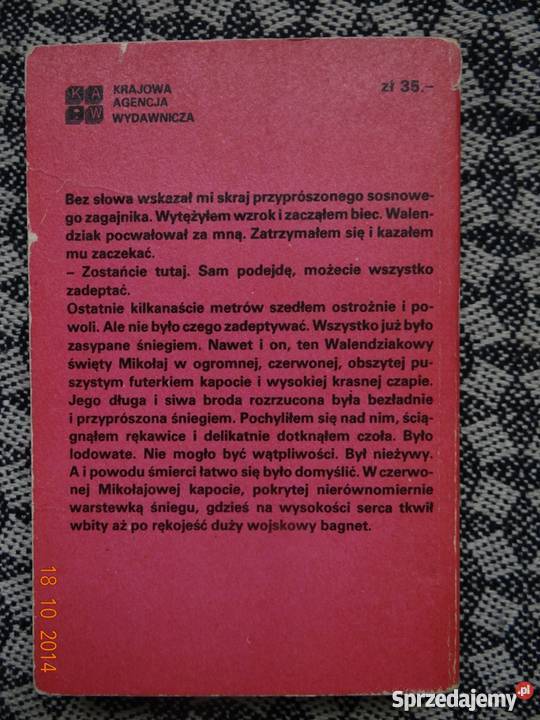 Nie zabija się świętego Mikołaja Jerzy Siewiersk mazowieckie Warszawa