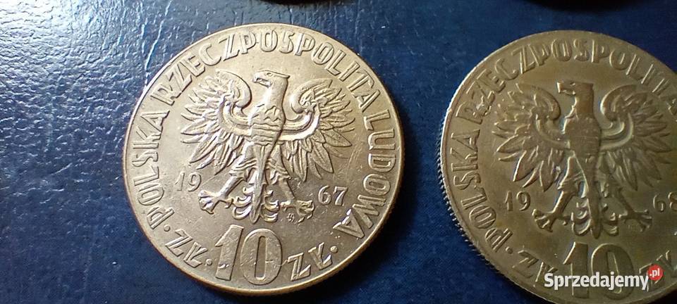 Stare monety 10 złotych 12 monet Kościuszko Lesko sprzedam