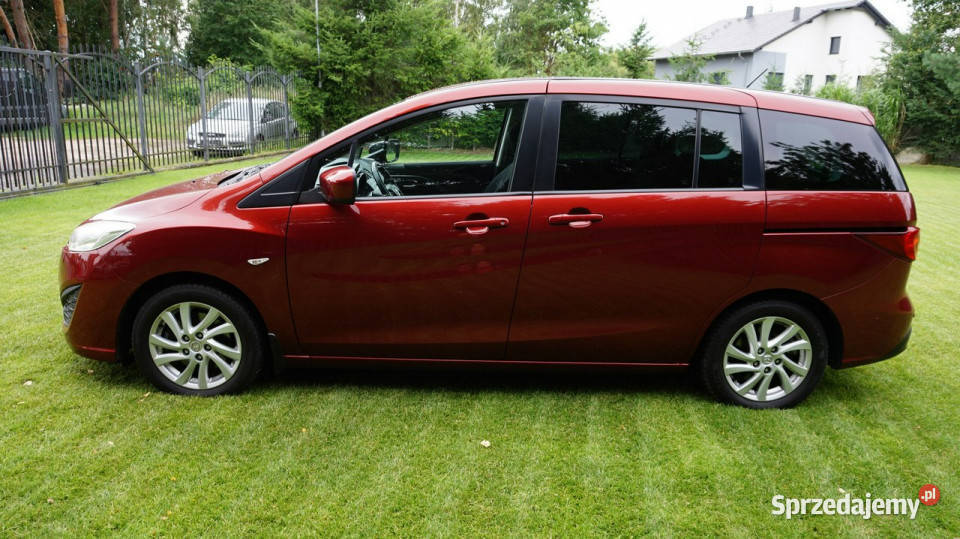 Mazda 5 Super stan Gwarancja II 2010 centralny zamek Motoryzacja Zielona Góra