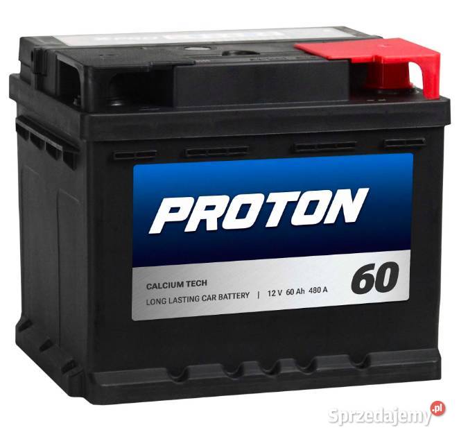 Akumulator PROTON 60Ah 480A EN PRAWY PLUS Elbląg