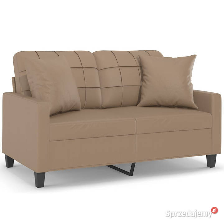 2osobowa sofa z poduszkami cappuccino 120 Sofy i kanapy Meble Warszawa sprzedam