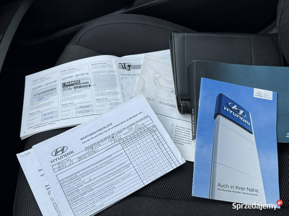 Hyundai i40 16 Benzyna 135 z Niemiec XENON Ledy Rok produkcji 2013 Strzegom