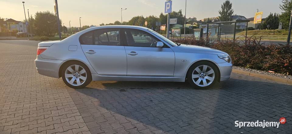 BMW Seria 5 BMW E60 530d 2009 Wersja Edition elektrochrom. lusterko wst. Chełm