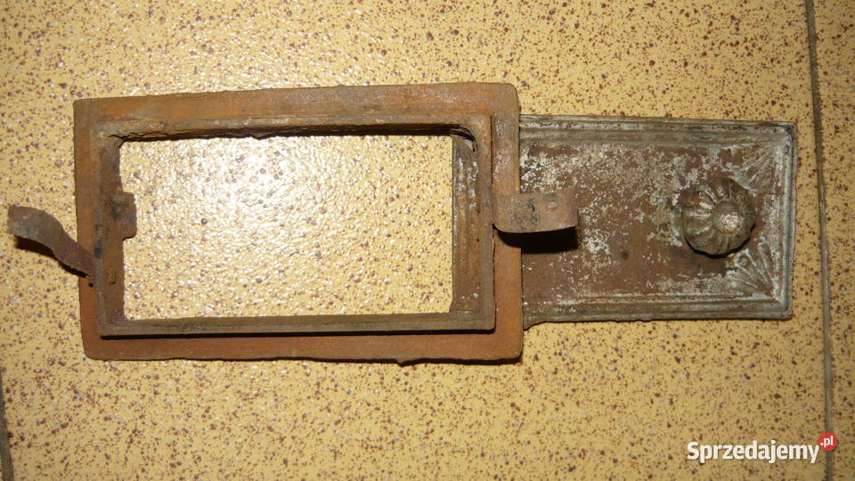 Drzwiczki żeliwne rewizyjne wyciorowe do pieca Sokółka