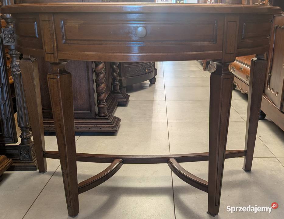 Piękna włoska konsola orzechowasklep Dąbrowa