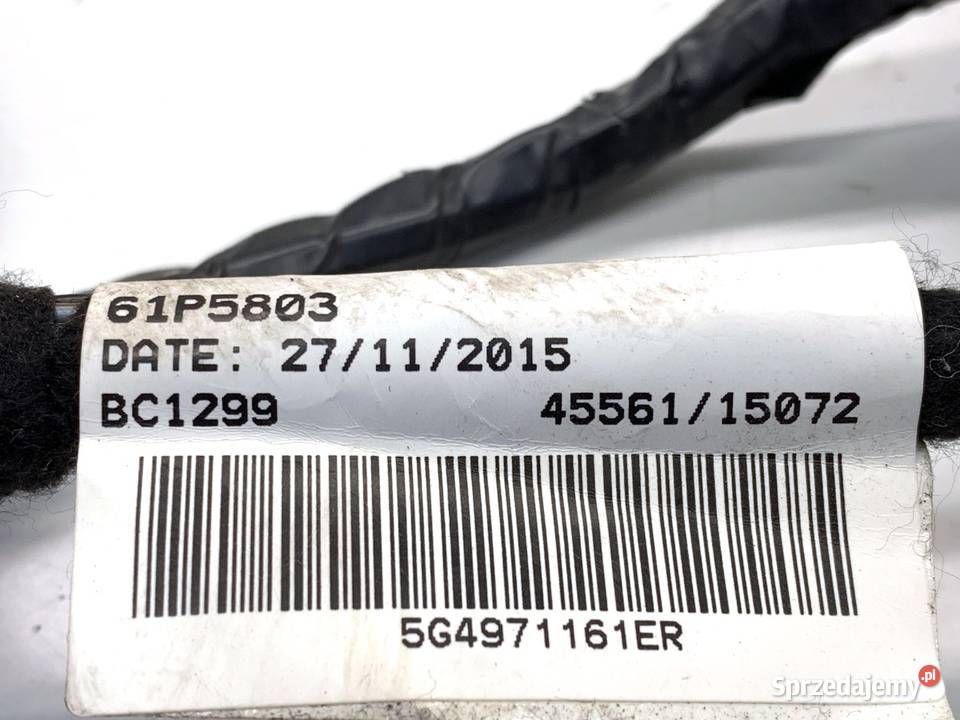 WIĄZKA DRZWI PRZÓD LEWY VW GOLF VII 5G4971161ER