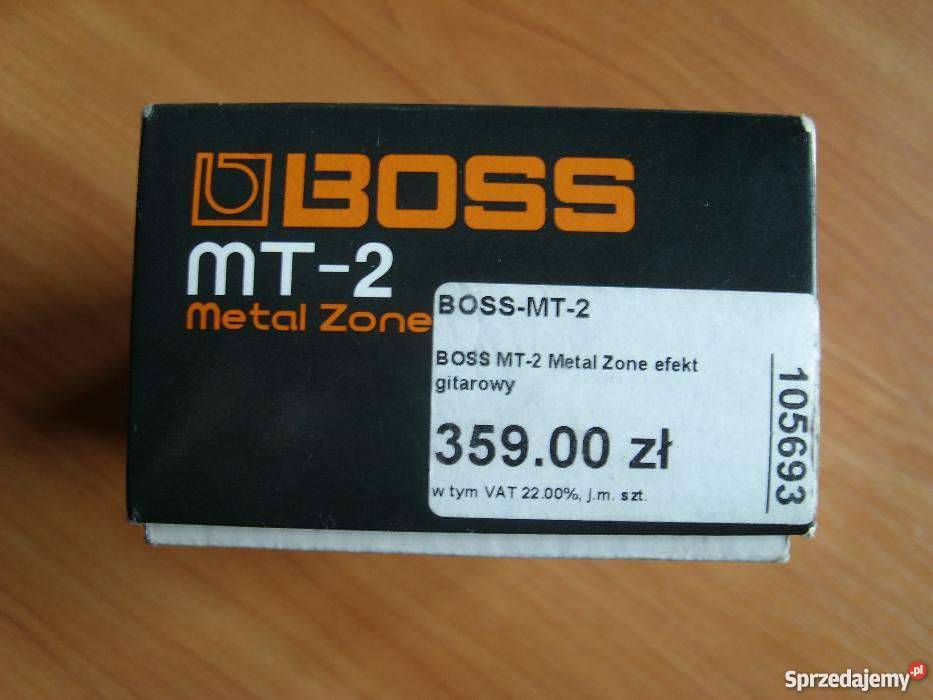 BOSS MT2 METAL ZONE efekt git Metallica Slayer wielkopolskie Poznań sprzedam