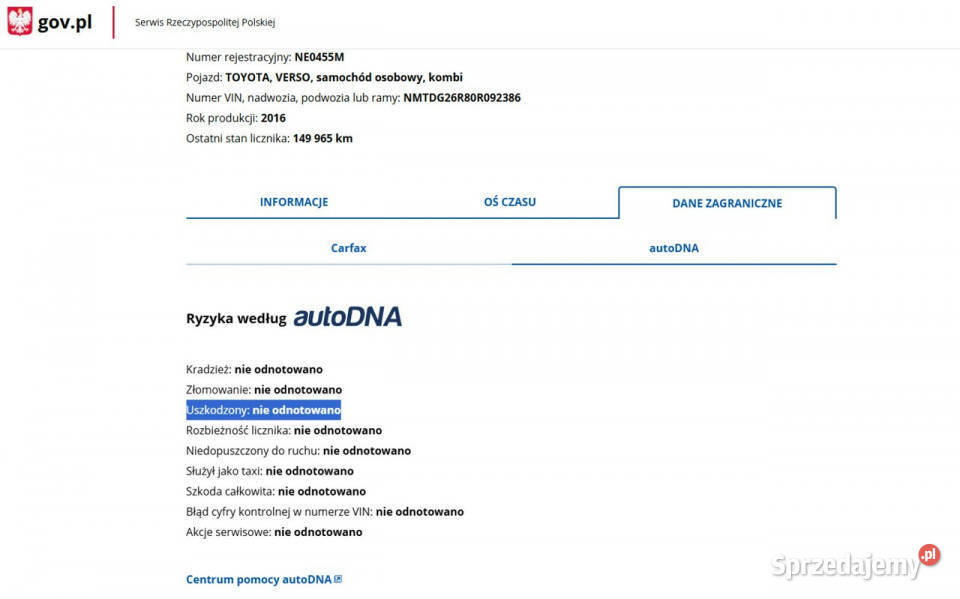 Toyota Verso 18 Benzyna Zarejestrowany wielofunkcyjna kierownica