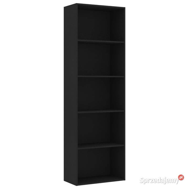 5poziomowy regał czarny 60x30x189 materiał Warszawa sprzedam