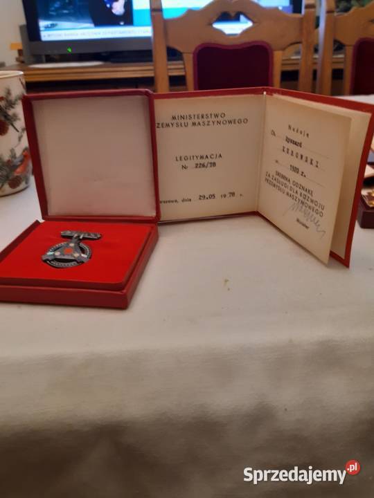 Piękne 4 medale PRL Warszawa