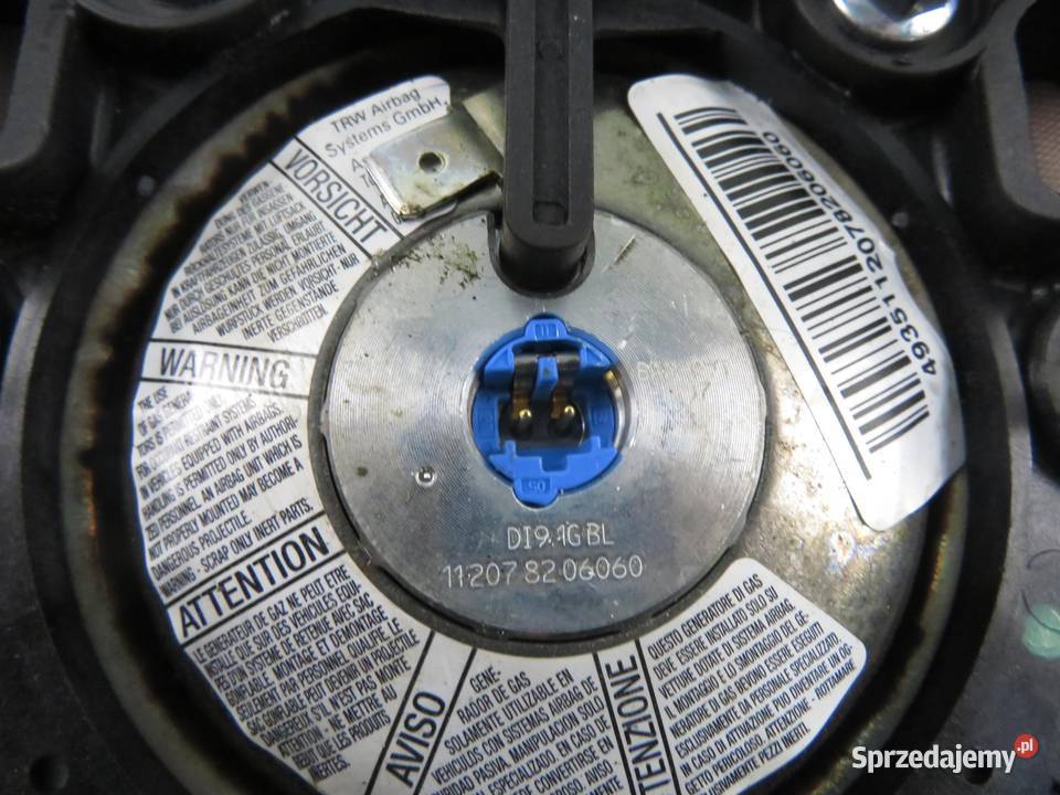 PODUSZKA KIEROWCY PEUGEOT PARTNER II 96721954ZD