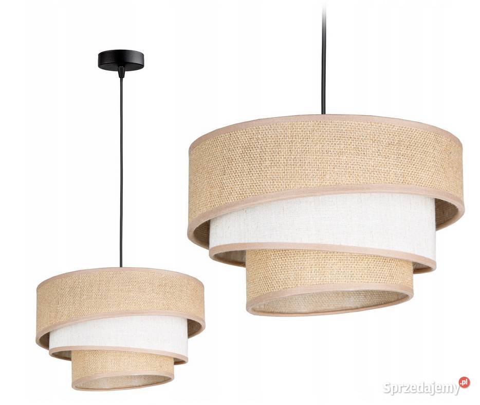LAMPA SUFITOWA PLAFON ŻYRANDOL Natural BOHO Choroszcz