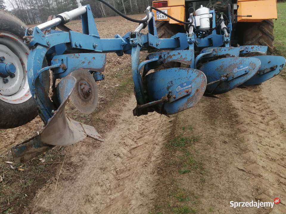 Plug zagonowy 4skibowy overum CT487H 40 nieuszkodzony Rolnictwo Juchnowiec Kościelny sprzedam