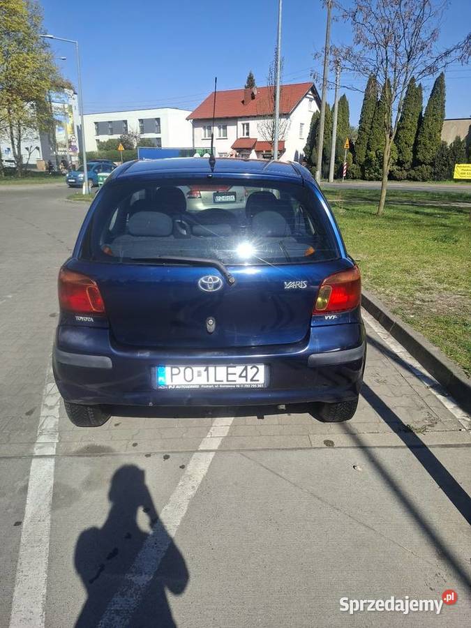 Toyota Yaris 10 2003r Rok produkcji 2003 Samochody osobowe wielkopolskie Poznań
