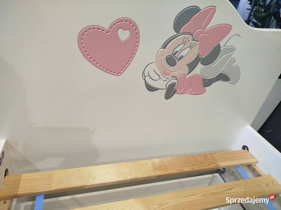 Łóżko Minnie Meblik materac Senpo skrzynia na 160cm Kobierzyce